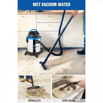 VACMASTER 20L Stainless Steel Wet/Dry Multipurpose Vacuum Cleaner  VQ1220SC